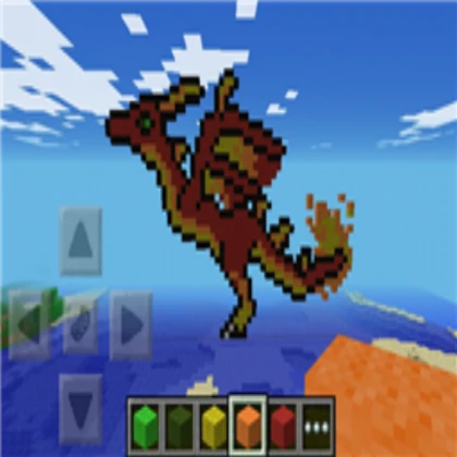 The dragon from Minecraft!