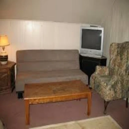 TV and sofa