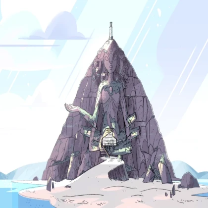 Could there be a big mountain of rocks inside?