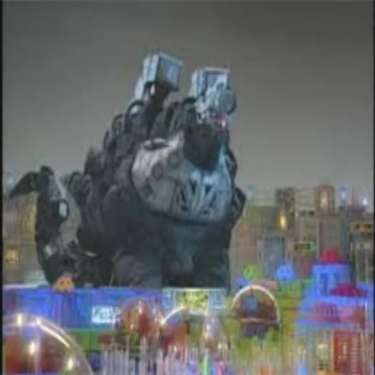 A GIANT Mechanical Godzilla!