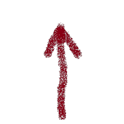 Arrow of blood direction