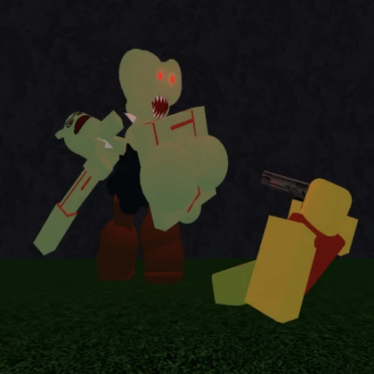 BIRD ZOMBIE WITH A LASER GUN