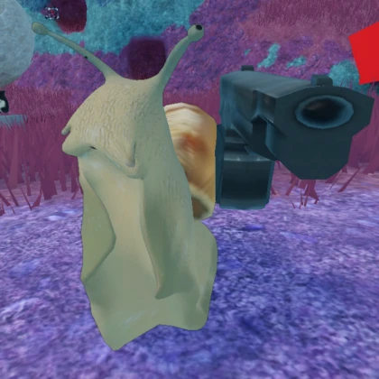 Immortal snail with an gun