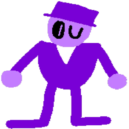 A character from Dandy's world Purple Elegance